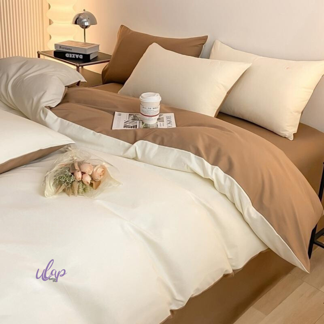 Dual Toned Bedsheet set