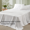 Ulap Bed sheet Lavish set, 100% Luxury Cotton, 1000 thread count, 4 in 1 set