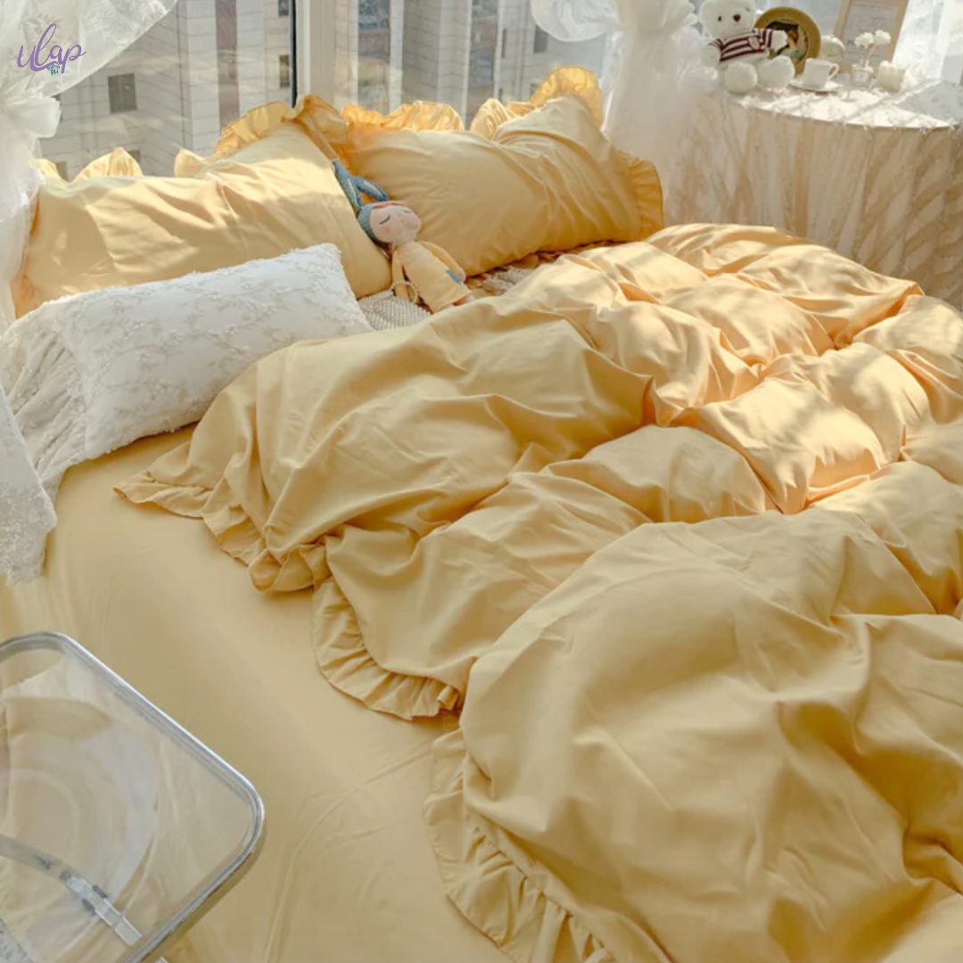 Ulap Bedsheet Truffle Bedsheet Yellow